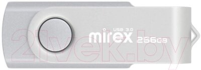 Usb flash накопитель Mirex Swivel Silver 256GB (13600-FM3SS256) от компании Бесплатная доставка по Беларуси - фото 1