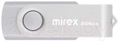 Usb flash накопитель Mirex Swivel Silver 256GB (13600-FMUSI256) от компании Бесплатная доставка по Беларуси - фото 1