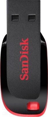 Usb flash накопитель SanDisk Cruzer Blade Black 128GB (SDCZ50-128G-B35) от компании Бесплатная доставка по Беларуси - фото 1