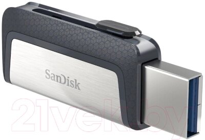 Usb flash накопитель SanDisk Ultra Dual Drive 256GB (SDDDC2-256G-G46) от компании Бесплатная доставка по Беларуси - фото 1