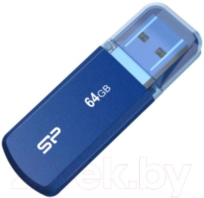 Usb flash накопитель Silicon Power Helios 202 64GB (SP064GBUF3202V1B) от компании Бесплатная доставка по Беларуси - фото 1