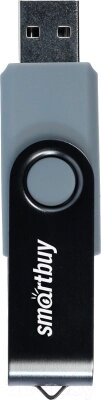 Usb flash накопитель SmartBuy Twist Black 32GB (SB032GB2TWK) от компании Бесплатная доставка по Беларуси - фото 1