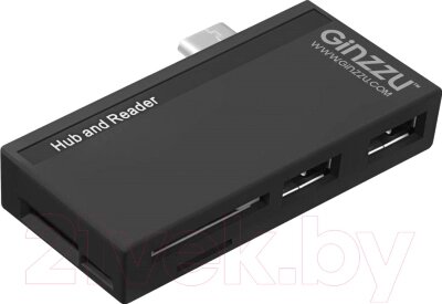 USB-хаб Ginzzu GR-562UB от компании Бесплатная доставка по Беларуси - фото 1