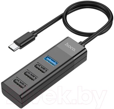 USB-хаб Hoco HB25 Type-C-USB от компании Бесплатная доставка по Беларуси - фото 1