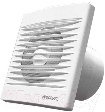 Вентилятор накладной Dospel D100 16x16 Styl стандарт с обратным клапаном / 007-0001P от компании Бесплатная доставка по Беларуси - фото 1