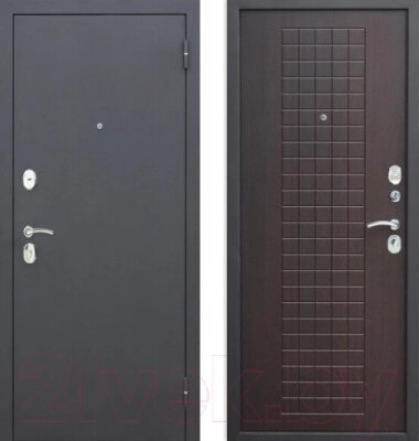 Входная дверь Гарда Муар 8мм Венге от компании Бесплатная доставка по Беларуси - фото 1