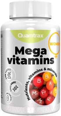 Витаминно-минеральный комплекс Quamtrax Mega Vitamins Women от компании Бесплатная доставка по Беларуси - фото 1