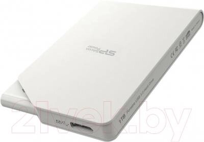 Внешний жесткий диск Silicon Power Stream S03 2TB White (SP020TBPHDS03S3W) от компании Бесплатная доставка по Беларуси - фото 1