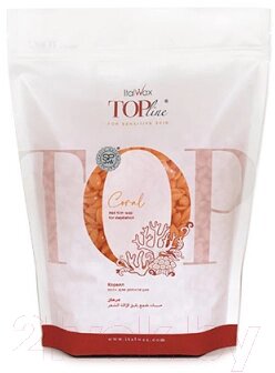 Воск для депиляции ItalWax Top Line Коралл горячий пленочный в гранулах от компании Бесплатная доставка по Беларуси - фото 1