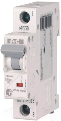 Выключатель автоматический Eaton HL-B63/1 1P 63A B 4.5кA 1M / 194727 от компании Бесплатная доставка по Беларуси - фото 1