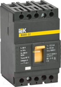 Выключатель автоматический IEK ВА 88-32 3п 50А 25кА С / SVA10-3-0050