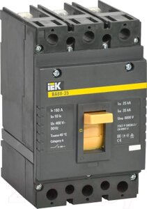 Выключатель автоматический IEK ВА 88-35 3п 160А 35кА С / SVA30-3-0160