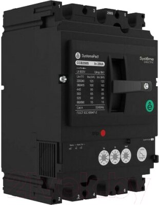 Выключатель автоматический Schneider Electric SPC250F250L3DF от компании Бесплатная доставка по Беларуси - фото 1