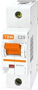 Выключатель автоматический TDM ВА 47-125 1Р 25А 15кА / SQ0208-0052