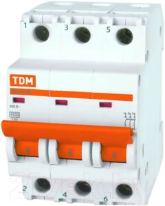Выключатель автоматический TDM ВА 47-29 3Р 63А (C) 4.5кА / SQ0206-0115