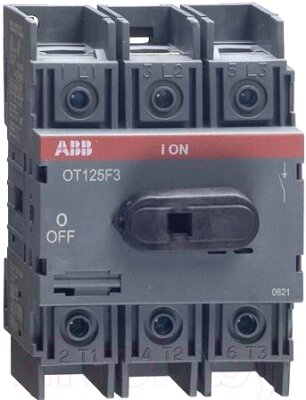 Выключатель нагрузки ABB OT125F3 125А 3P 4M / 1SCA105033R1001 от компании Бесплатная доставка по Беларуси - фото 1