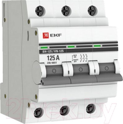 Выключатель нагрузки EKF PROxima ВН-125 3P 125А / SL125-3-125-pro от компании Бесплатная доставка по Беларуси - фото 1