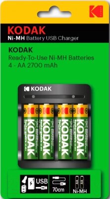 Зарядное устройство для аккумуляторов Kodak USB Overnight Charger / Б0056003 от компании Бесплатная доставка по Беларуси - фото 1