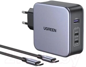 Зарядное устройство сетевое Ugreen CD289 + кабель / 90549