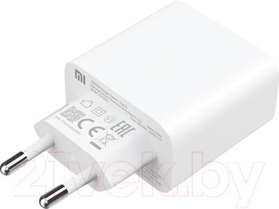 Зарядное устройство сетевое Xiaomi Mi 33W Wall Charger Type-A+Type-C EU / BHR4996GL от компании Бесплатная доставка по Беларуси - фото 1