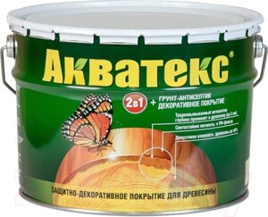 Защитно-декоративный состав Акватекс 2в1