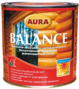Защитно-декоративный состав Aura Wood Balance