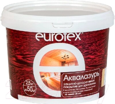 Защитно-декоративный состав Eurotex Аква от компании Бесплатная доставка по Беларуси - фото 1