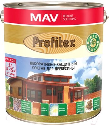 Защитно-декоративный состав MAV Profitex от компании Бесплатная доставка по Беларуси - фото 1