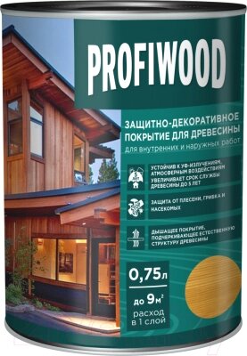 Защитно-декоративный состав Profiwood Для древесины от компании Бесплатная доставка по Беларуси - фото 1