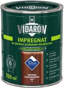 Защитно-декоративный состав Vidaron Impregnant V07 Калифорнийская секвойя