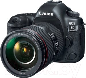 Зеркальный фотоаппарат canon EOS 5D mark IV EF 24-105 f/4L IS II USM kit (1483C030AA)