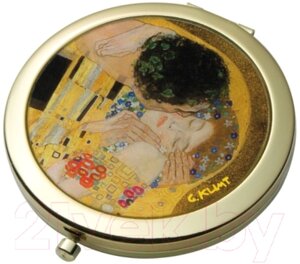 Зеркало карманное Goebel Artis Orbis Gustav Klimt Поцелуй / 67-060-41-1