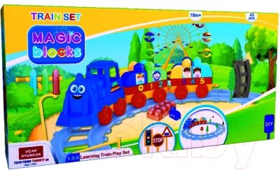 Железная дорога игрушечная Terides Волшебные детали. Поезд / Т6-072 от компании Бесплатная доставка по Беларуси - фото 1