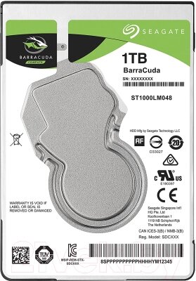 Жесткий диск Seagate Barracuda 1TB (ST1000LM048) от компании Бесплатная доставка по Беларуси - фото 1