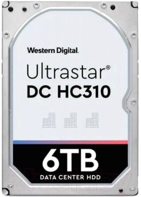 Жесткий диск Western Digital DC HC310 6TB (HUS726T6TALE6L4) от компании Бесплатная доставка по Беларуси - фото 1