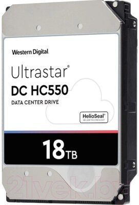 Жесткий диск Western Digital Ultrastar DC HC550 18TB (WUH721818ALE6L4) от компании Бесплатная доставка по Беларуси - фото 1