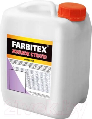 Жидкое стекло Farbitex 14кг от компании Бесплатная доставка по Беларуси - фото 1