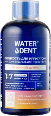 Жидкость для ирригатора Waterdent Утренний детокс