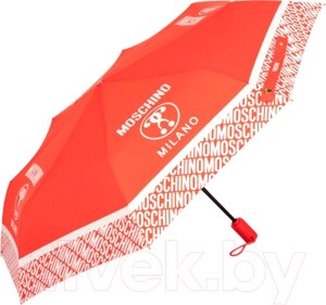 Зонт складной Moschino 8872-OCC Logo Red