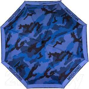 Зонт складной Moschino 8893-OCF Camouflage Blue