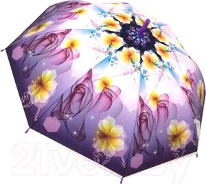 Зонт-трость Мультидом Цветы / FX24-20