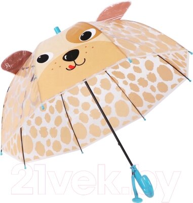Зонт-трость RST Umbrella Собачка с ушками 062A от компании Бесплатная доставка по Беларуси - фото 1
