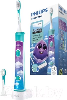 Звуковая зубная щетка Philips Sonicare For Kids HX6322/04 от компании Бесплатная доставка по Беларуси - фото 1