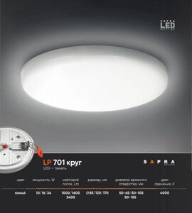 LED-панель LP 701 Круг 10W