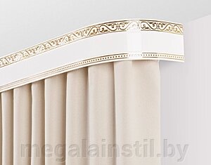 Пластиковый потолочный карниз 3-х рядный Монарх 7 см от компании ЧТПУП «МегаЛайнСтиль» - фото 1