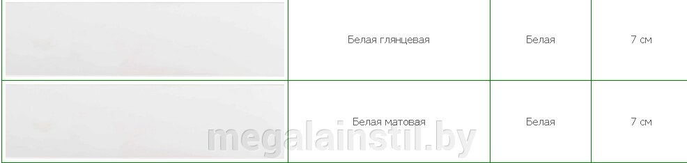 Пластиковый потолочный карниз Белая от компании ЧТПУП «МегаЛайнСтиль» - фото 1