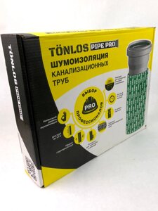 Комплект шумоизоляции профессиональный для канализационных труб110Ø TÖNLOS PIPE PRO