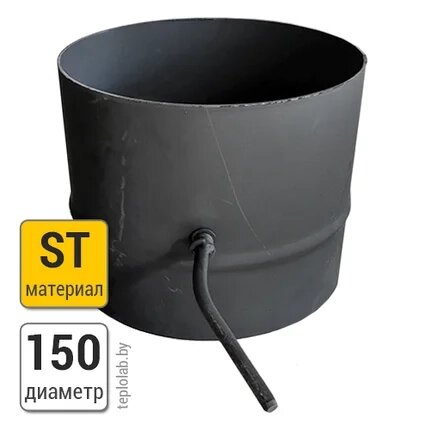 Шибер из черной стали LTEC 150мм от компании ООО «Любой Каприз» - фото 1