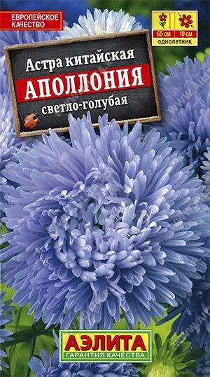 Астра Аполлония светло-голубая 0.2г от компании Садовник - все для сада и огорода - фото 1