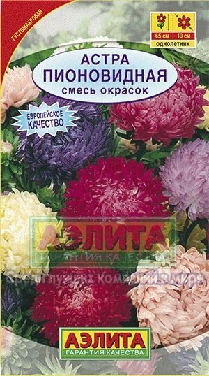 Астра Пионовидная смесь 0,2г от компании Садовник - все для сада и огорода - фото 1